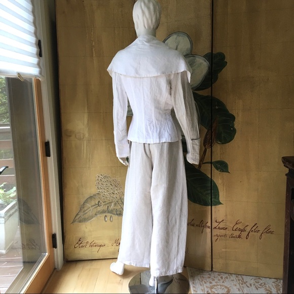 Ivan Grundahl Copenhagen designer Linen jacket 38 - Picture 16 of 16